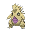 Shiny Tyranitar as it appears in Ultra Sun & Ultra Moon