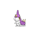 Shiny Wurmple as it appears in Ultra Sun & Ultra Moon
