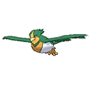 Shiny Swellow as it appears in Ultra Sun & Ultra Moon