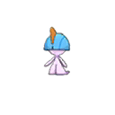 Shiny Ralts as it appears in Ultra Sun & Ultra Moon