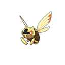 Shiny Ninjask as it appears in Ultra Sun & Ultra Moon