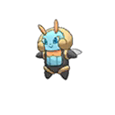 Shiny Illumise as it appears in Sun & Moon