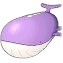 Shiny Wailord as it appears in Sun & Moon