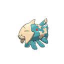 Shiny Relicanth as it appears in Ultra Sun & Ultra Moon
