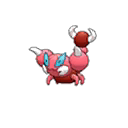 Shiny Skorupi as it appears in Ultra Sun & Ultra Moon