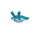 Shiny Mantyke as it appears in Ultra Sun & Ultra Moon
