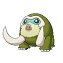Shiny Mamoswine as it appears in Ultra Sun & Ultra Moon