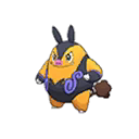 Shiny Pignite as it appears in Ultra Sun & Ultra Moon