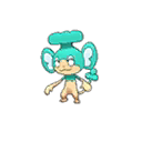 Shiny Panpour as it appears in Sun & Moon