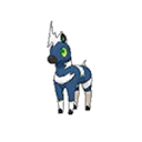 Shiny Blitzle as it appears in Ultra Sun & Ultra Moon