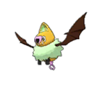 Shiny Swoobat as it appears in Sun & Moon