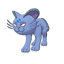 Shiny Alolan Persian as it appears in Ultra Sun & Ultra Moon