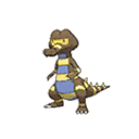 Shiny Krokorok as it appears in Ultra Sun & Ultra Moon