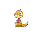 Shiny Scraggy as it appears in Ultra Sun & Ultra Moon