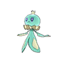 Shiny Frillish as it appears in Ultra Sun & Ultra Moon