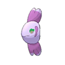 Shiny Alomomola as it appears in Sun & Moon