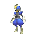 Shiny Bisharp as it appears in Sun & Moon