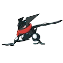 Shiny Greninja as it appears in Ultra Sun & Ultra Moon