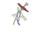 Shiny Floette as it appears in Ultra Sun & Ultra Moon