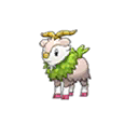 Shiny Skiddo as it appears in Ultra Sun & Ultra Moon