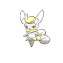 Shiny Meowstic as it appears in Sun & Moon