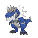 Shiny Tyrantrum as it appears in Sun & Moon