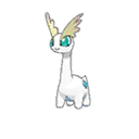 Shiny Amaura as it appears in Ultra Sun & Ultra Moon