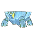 Shiny Avalugg as it appears in Sun & Moon