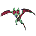 Shiny Noivern as it appears in Ultra Sun & Ultra Moon