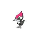 Shiny Pikipek as it appears in Ultra Sun & Ultra Moon
