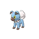 Shiny Rockruff as it appears in Sun & Moon