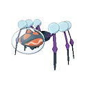 Shiny Araquanid as it appears in Sun & Moon