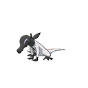 Shiny Salandit as it appears in Ultra Sun & Ultra Moon