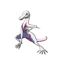 Shiny Salazzle as it appears in Ultra Sun & Ultra Moon