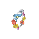 Shiny Comfey as it appears in Sun & Moon