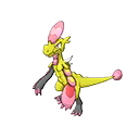 Shiny Hakamo-o as it appears in Ultra Sun & Ultra Moon