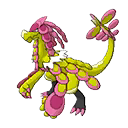 Shiny Kommo-o as it appears in Ultra Sun & Ultra Moon