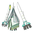 Shiny Celesteela as it appears in Ultra Sun & Ultra Moon