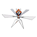 Shiny Kartana as it appears in Ultra Sun & Ultra Moon