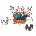 Shiny Guzzlord as it appears in Ultra Sun & Ultra Moon