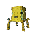 Shiny Stakataka as it appears in Ultra Sun & Ultra Moon